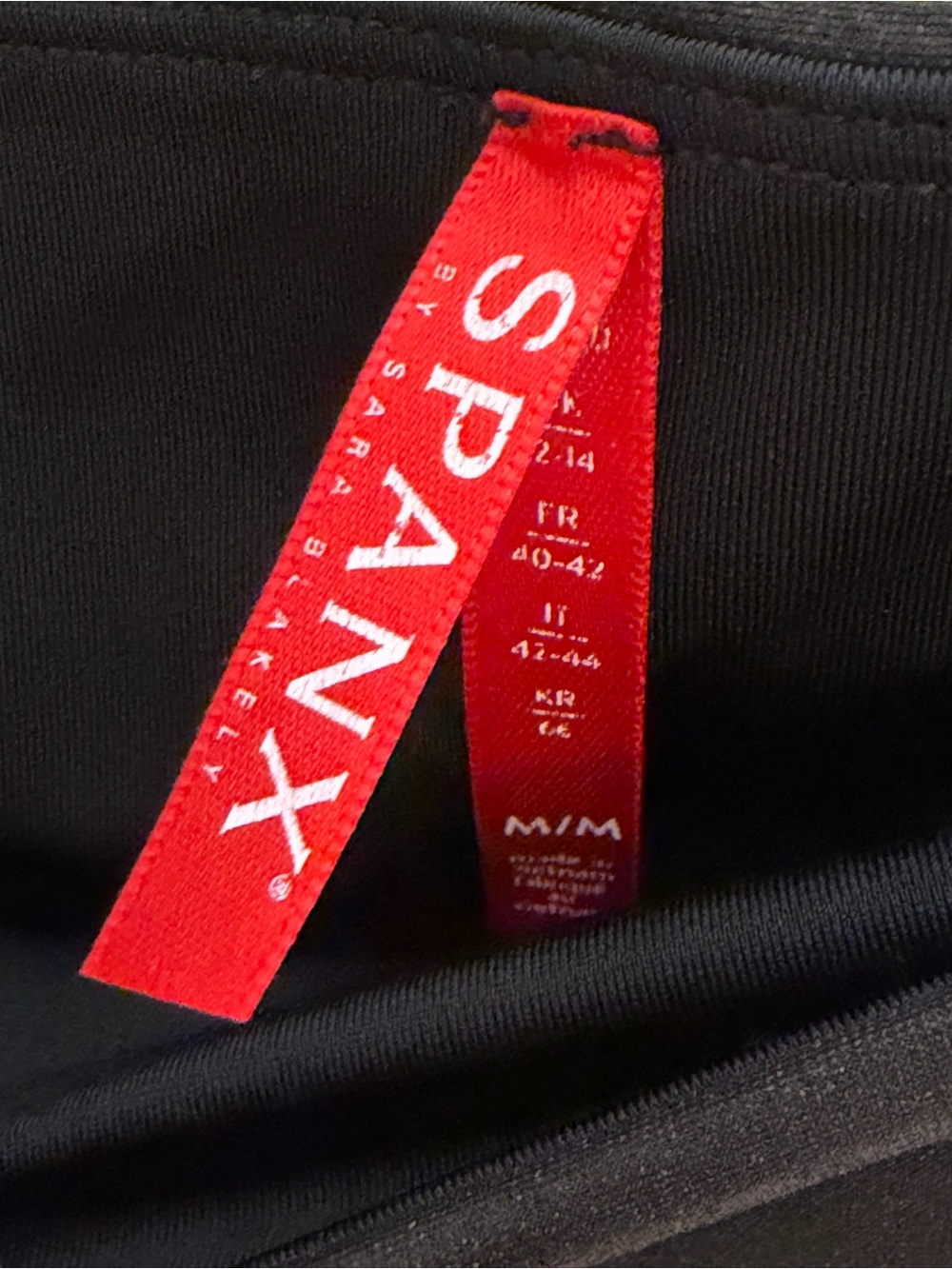 Spanx Faux Leather Moto Leggings Black Size Medium - Picture 7 of 8